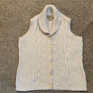 Vintage Woolrich Stone Heather Sleeveless Sweater Vest Large